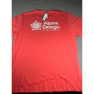 NWT New Alpine Design Boulder Colorado Red Graphic T-Shirt Mens Size XL